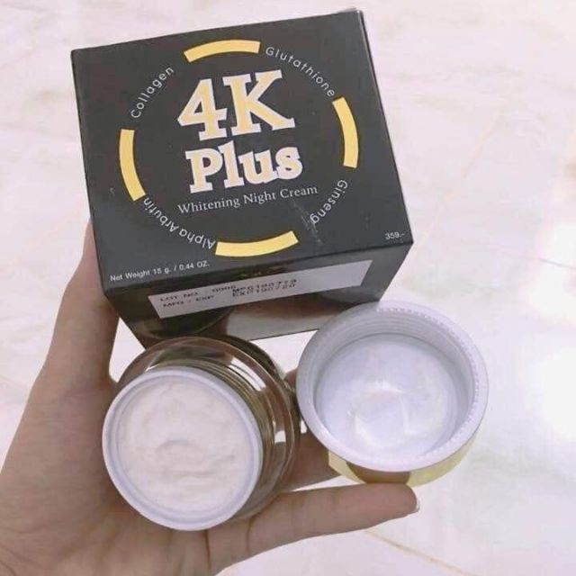 Kem 4K Plus Thái Giúp Da Mặt Căng Bóng Trắng Sáng