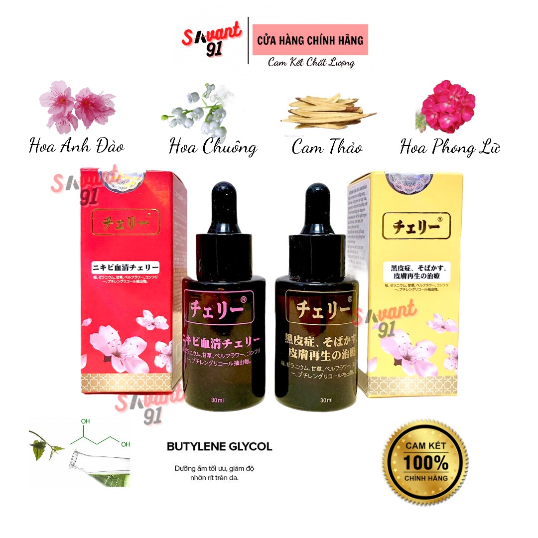 [Hcm]Serum Dưỡng Da Hoa Anh Đào Giúp Trẻ Hóa Da 30Ml - Savant Shop