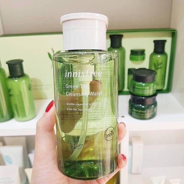 [Hcm]Nước Tẩy Trang Trà Xanh Từ Đảo Jeju Innisfree Green Tea Pure Cleansing Water 300Ml – New 2019