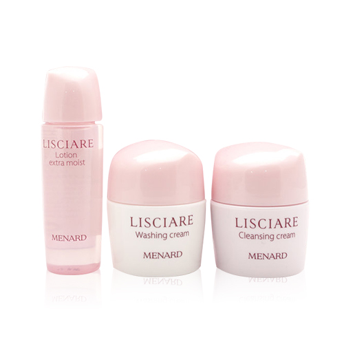 Bộ Kit 3 Sản Phẩm Dưỡng Da Menard Lisciare Cấp Ẩm Sâu & Làm Sạch Da Travel Size