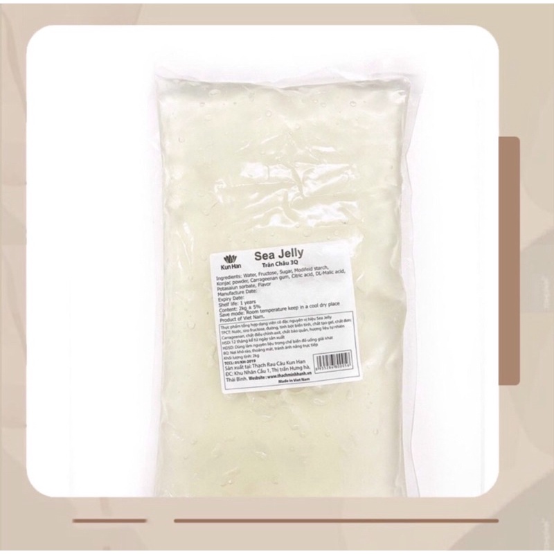 Trân châu 3Q trắng/ Trân châu 3Q đen/ Trân châu 3Q Ô long 2kg