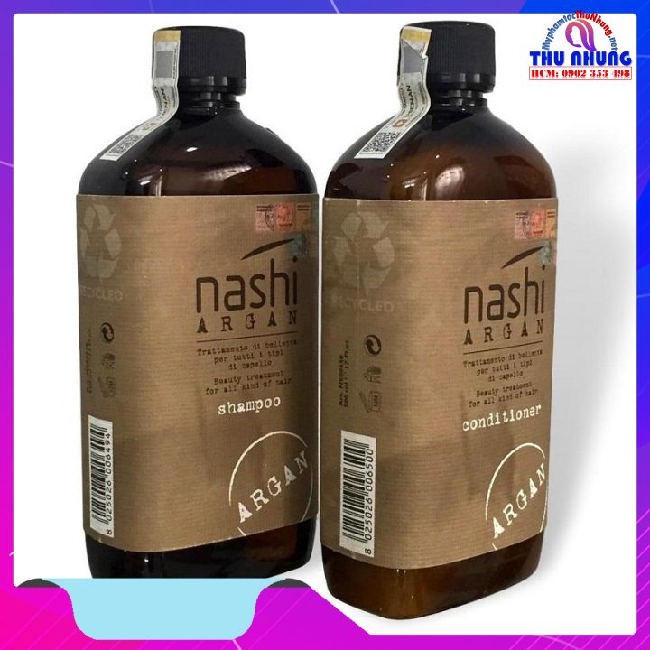 [Hcm]Cặp Dầu Gội Xả Siêu Mượt Nashi Argan Classic Shampoo And Conditioner 500Ml