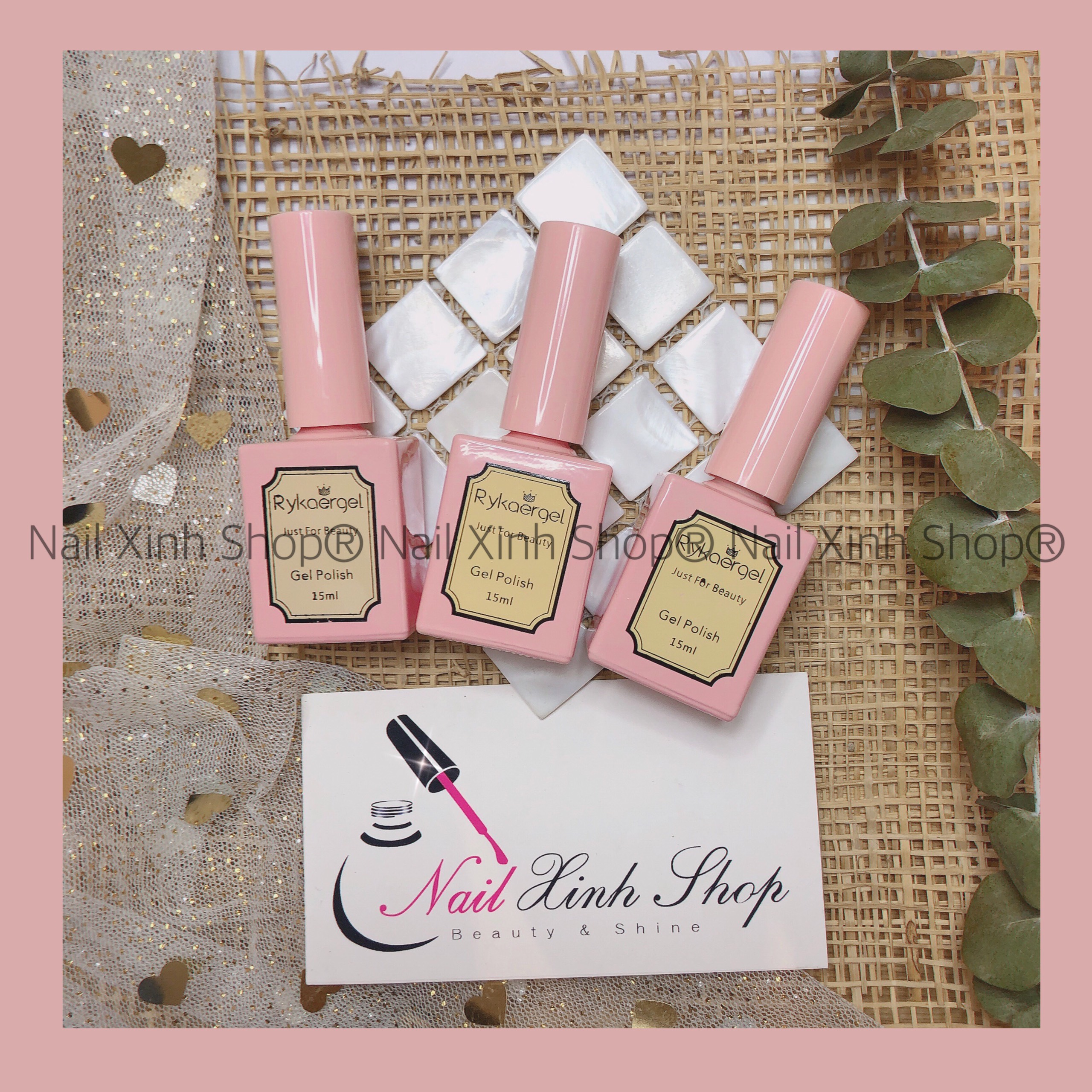 Sơn gel Rykaergel ( hàng chính hãng) mã [ 79-89 ] Sơn lên màu đẹp bền Nail Xinh Shop