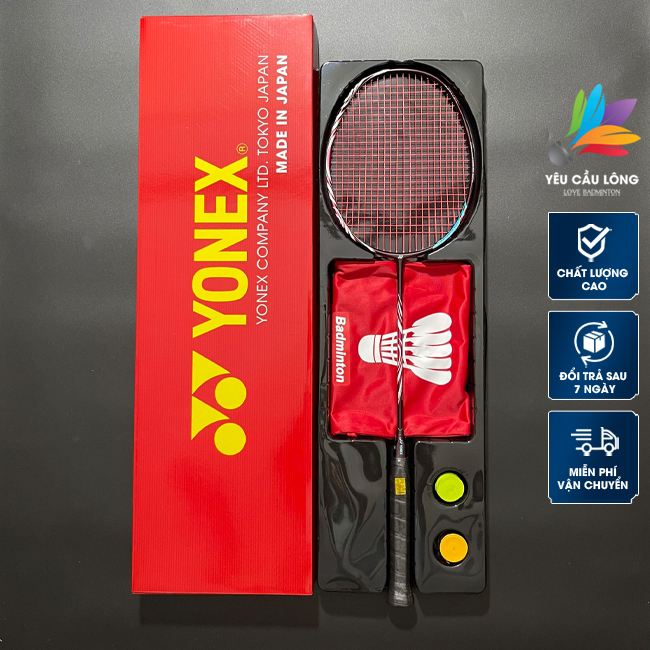 Vợt Cầu Lông Yonex Astrox 100ZZ Kurenai Full Hộp Cao Cấp - Hỗ Trợ Căng Dây Trợ Lực Quấn Cán Vòng Tay