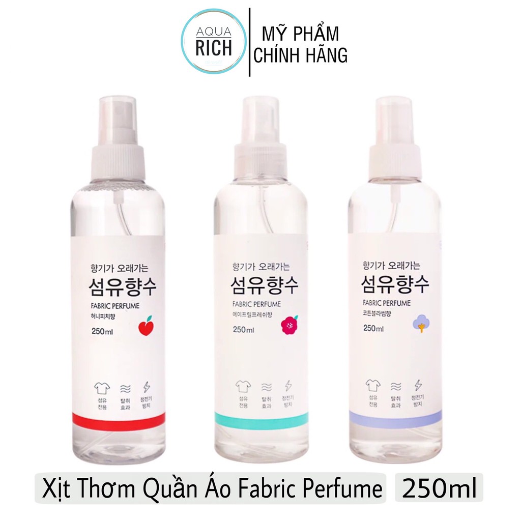 Xịt Thơm Quần Áo Hàn Quốc Lưu Hương 250Ml