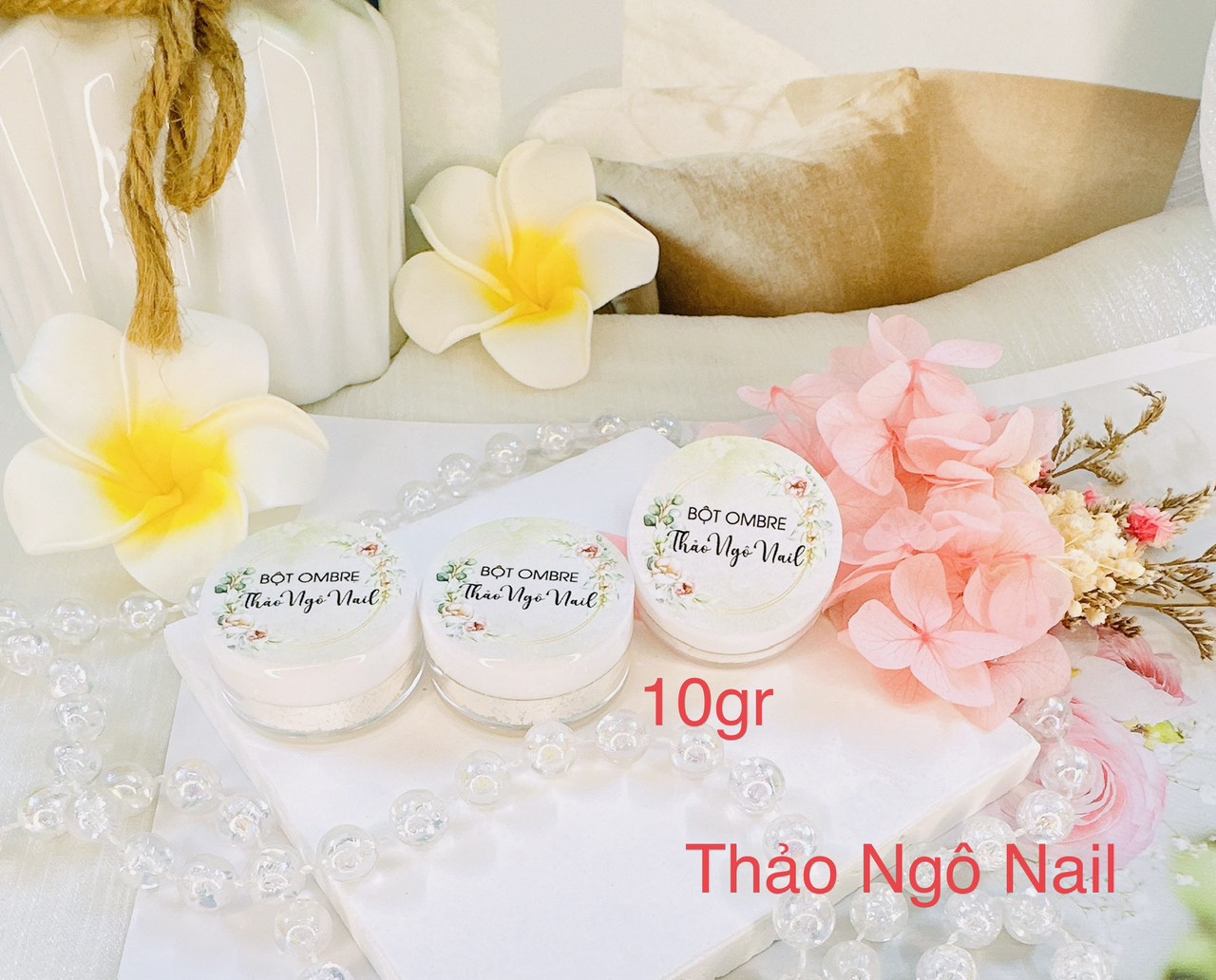 Bột ombre nail  bột mix trộn sơn gel làm ombre siêu mịn đẹp( tặng kèm 1 muỗng )