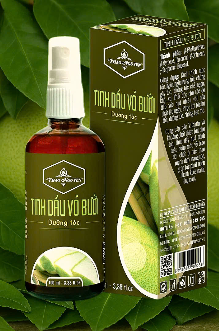 Tinh dầu vỏ bưởi thảo nguyên hôc trợ dưỡng tócngăn rụng tóc 100ml