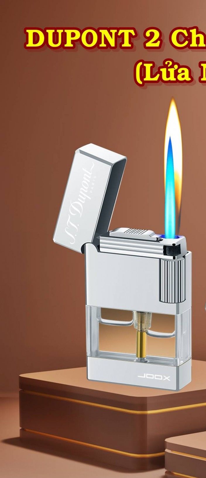 BẬT LỬA DUPONT 2 CHẾ ĐỘ LỬA - LỘ THIÊN PHIÊN BẠN GIỚI HẠN JOOX (S.T. DUPONT) - (XÀI GAS)