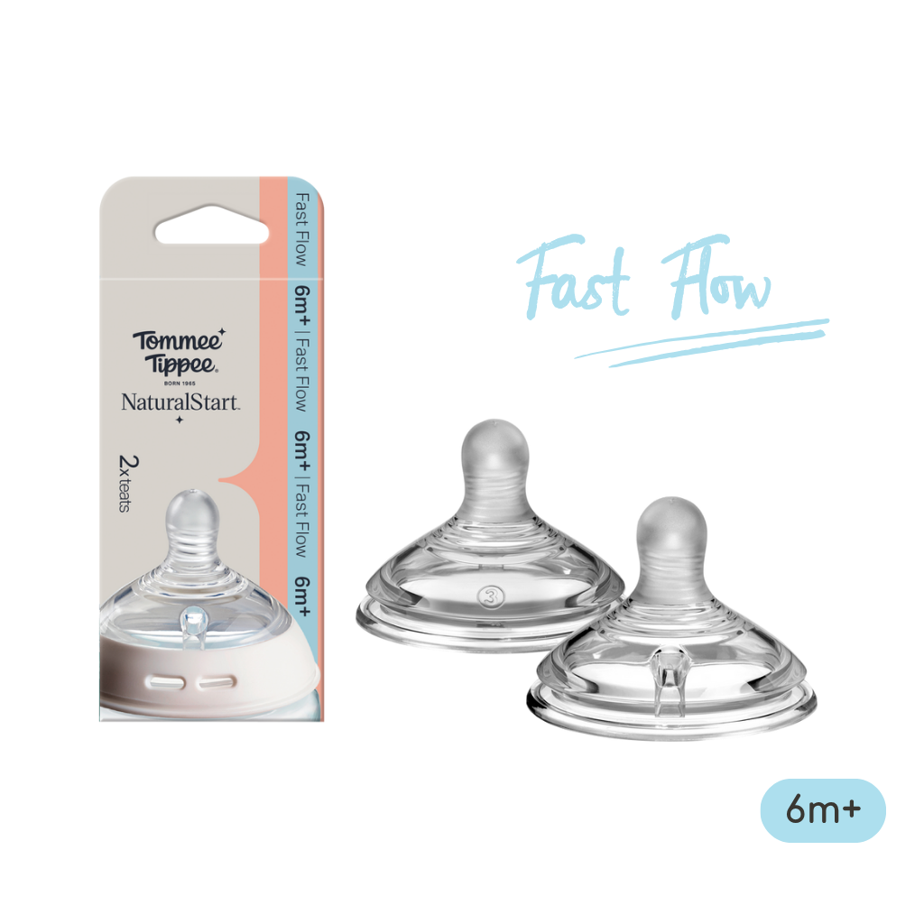 Núm Ty Silicon Siêu Mềm Tự Nhiên Cho Bé Tommee Tippee Natural Start (Vỉ Đôi Tách Lẻ)
