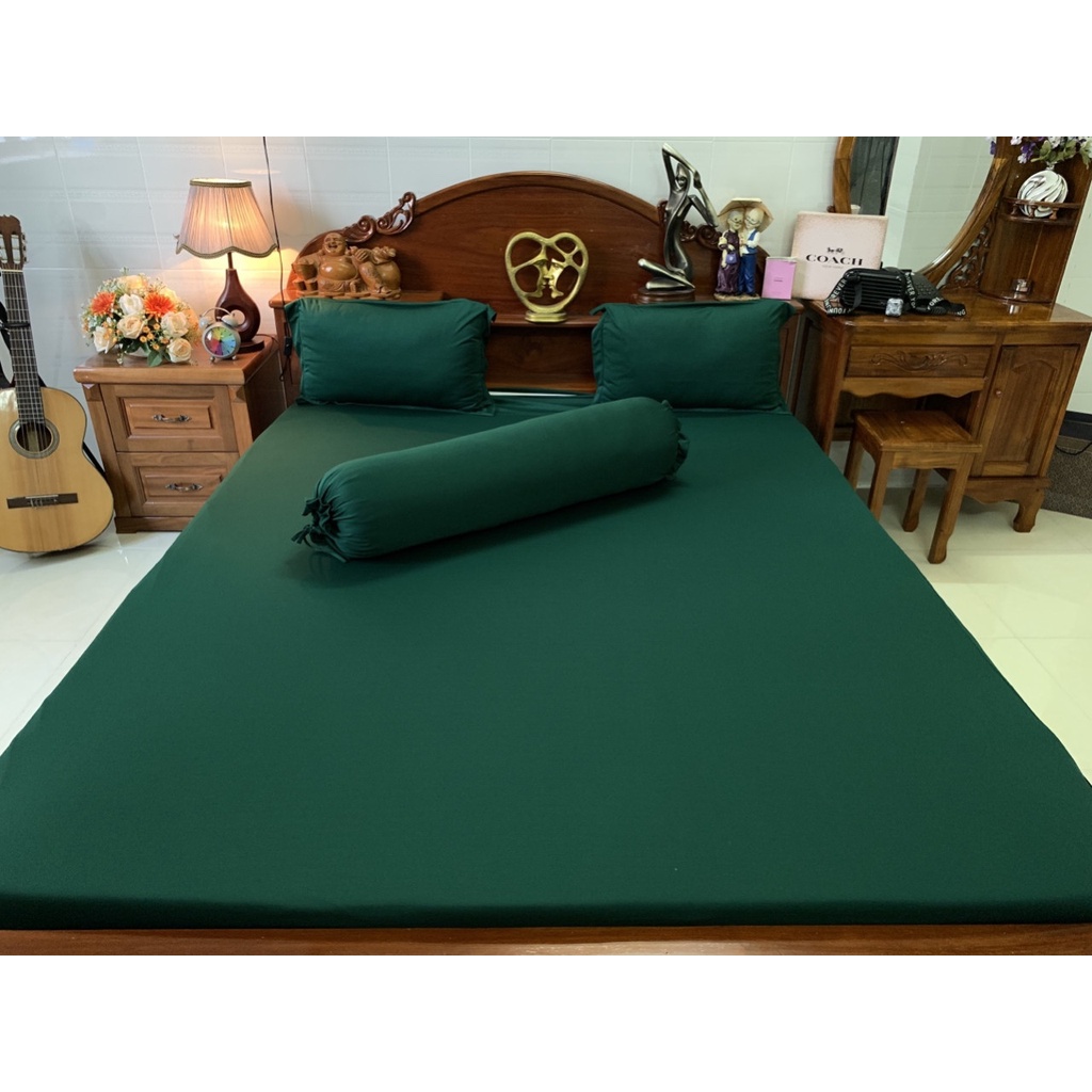 Ga thun lạnh hàn quốc ga bọc nệm ga lẻ không kèm vỏ gối chất vải dày mịn mát dễ vệ sinh - Bảo Bình 2