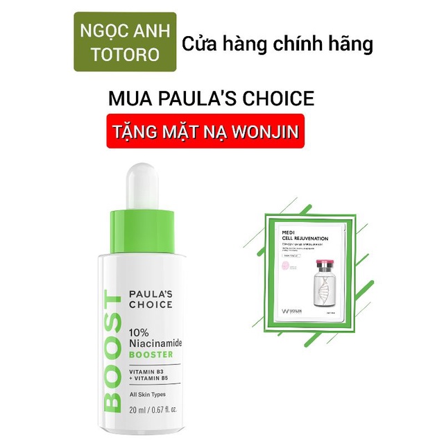 Tinh Chất Paula’s Choice 10% Niacinamide Boosterse Khít Lỗ Chân Lông Và Làm Sáng Da