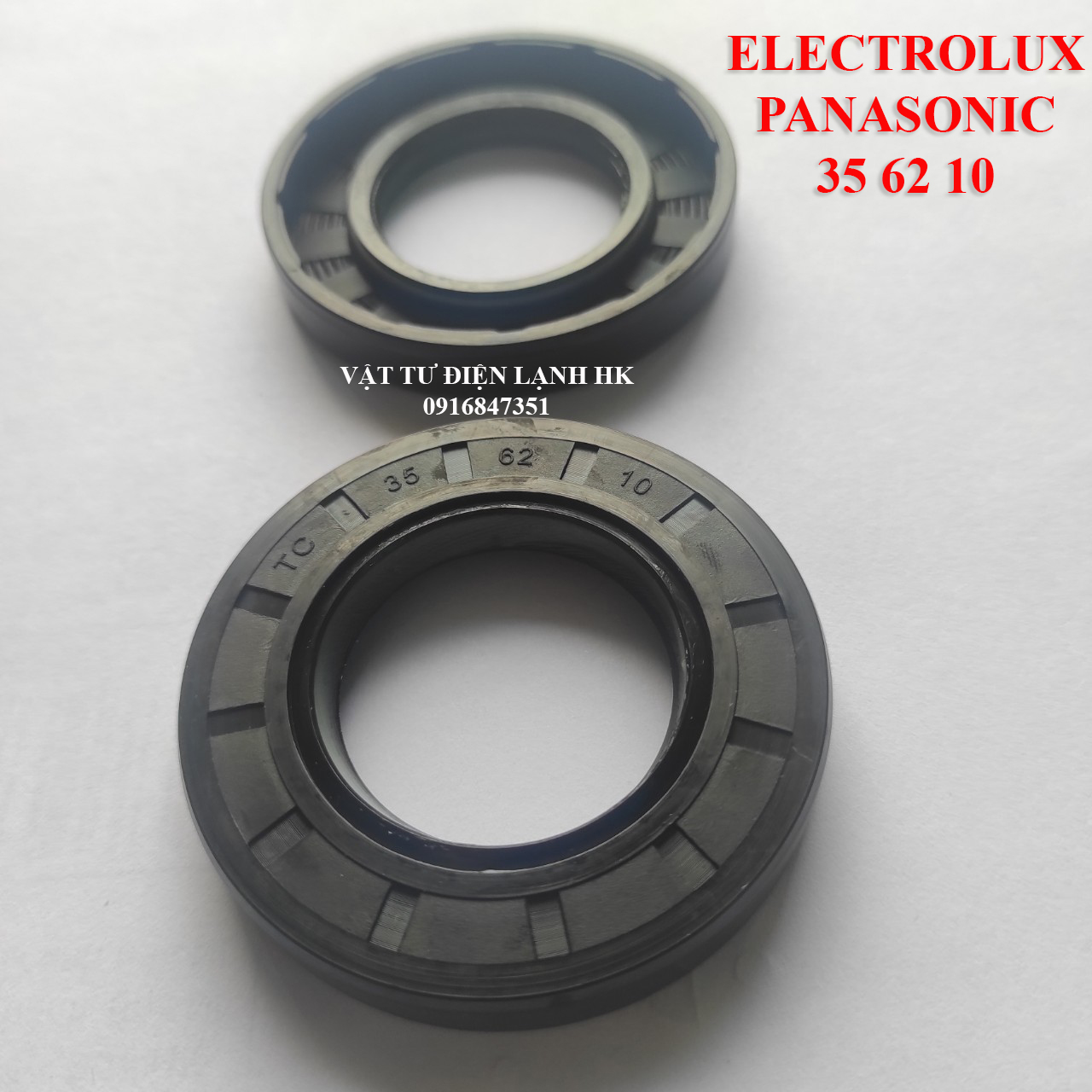 Phớt máy giặt cửa ngang ELECTROLUX PANASONIC 35-62-10 Phot vòng bi mg cửa trước Elec PANA PÂN