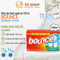 [NK Mỹ] Giấy sấy thơm quần áo Bounce Sheets Outdoor Fresh - TD Shop