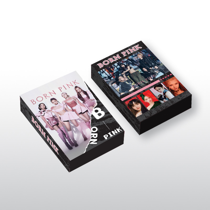 Thẻ Lomo card BlackPink bo góc BORN PINK Album Thần Tượng Kpop