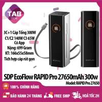 SDP EcoFlow RAPID Pro 27650mAh 3C+Cáp Tổng 300W Có Cáp Tích Hợp - Bảo Hành 24 Tháng