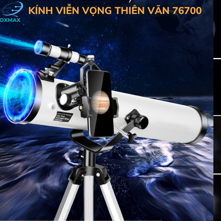 Kính Viễn Vọng Thiên Văn Phoenix 76700 Ngắm Sao Độ Nét Cao Kính Thiên Văn Phản Xạ Thu Phóng HD Dùng 