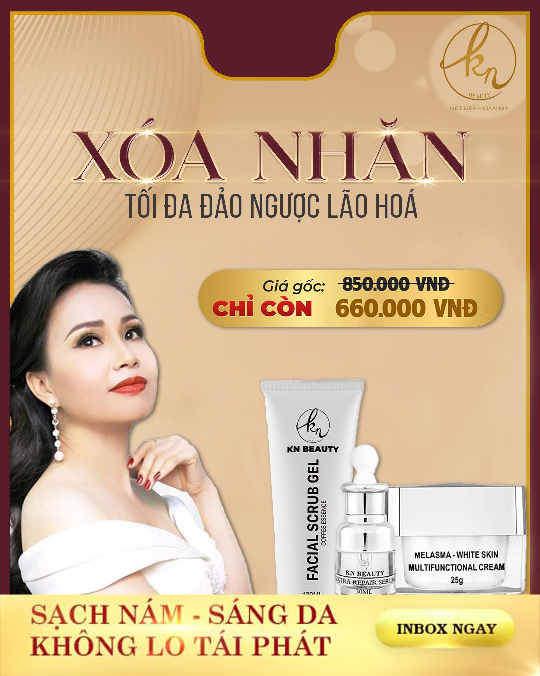 Bộ Sẩn Phẩm Trắng Da Ngừa Nám Tàn Nhang Hiệu Quả Được Cẩm Ly Tin Dùng Nhất Hiện Nay