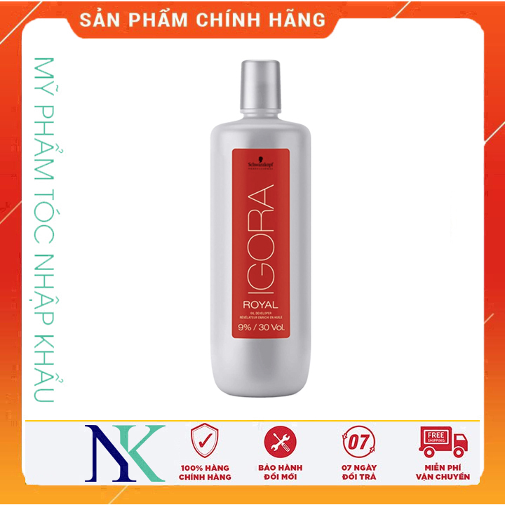 [Hcm]Kem Trợ Nhuộm Schwarzkopf Igora Royal Oil Developer 1000Ml