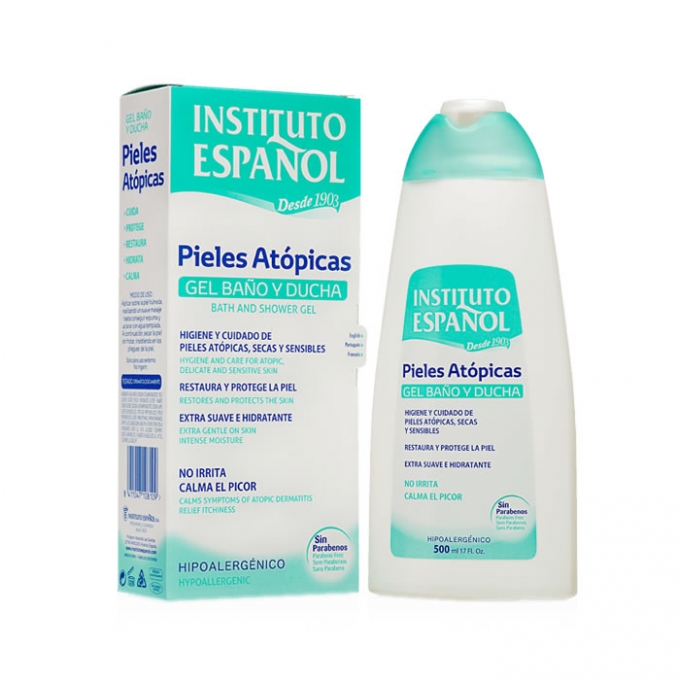[HCM]Gel tắm Instituto Español Atopic Skin Bath And Shower Gel 500ml