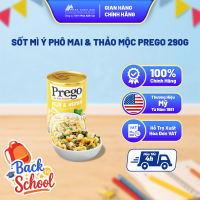 Sốt Mì Ý Phô Mai & Thảo Mộc Prego 290g - Thương Hiệu Mỹ SX Malaysia | Prego Cheese & Herbs Pasta Sause 290g