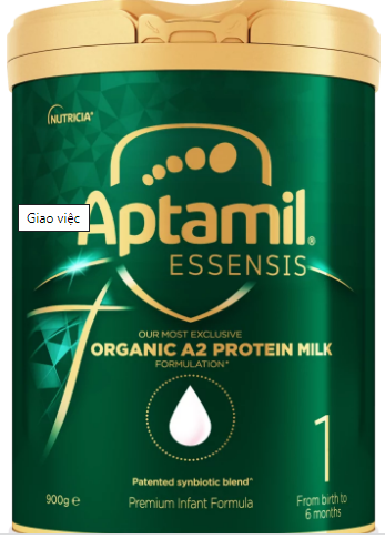 Sữa Aptamil Essensis Úc - Sữa Aptamil Essensis Organic A2 Protein ÚC 900g Hàng Chính Hãng Giant Mom