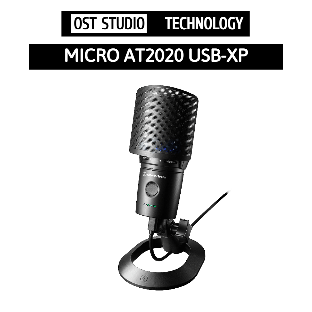 Micro thu âm Audio-Technica AT2020USB-XP . Mic AT2020 USB-XP Thiết Kế Cực Đẹp Dễ Sử Dụng. Bảo Hành 1