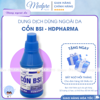 Dung dịch dùng ngoài da CỒN BSI HDPharma - Dùng ngoài da giảm khó chịu trên da - Chai 20ml - Medpre