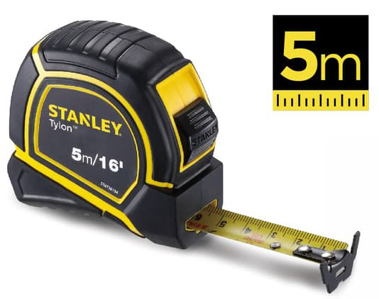 Thước cuộn thép Stanley STHT36194, 5m x 19mm, chống rỉ, chính xác Class II