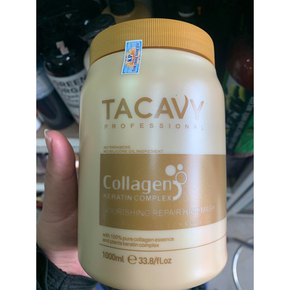 Kem Hấp Phủ Lụa Collagen Tacavy 1000Ml