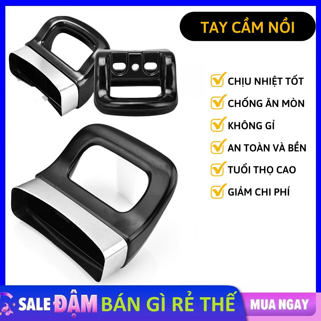 Tay Gắn Quai Nồi Thay Thế - Phụ Kiện Tay Cầm Gắn Thay Thế Cho Quai Nồi Xoong Chịu Nhiệt  Có Thế Tháo