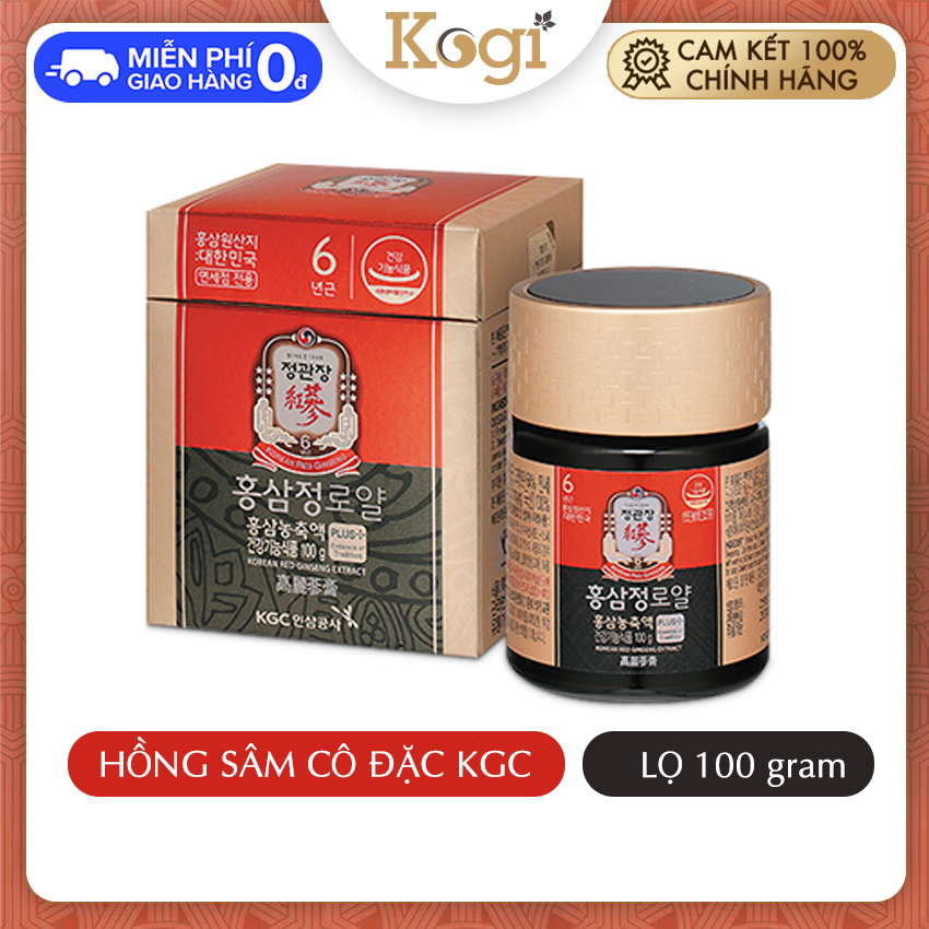 [Chính Hãng]Cao Hồng Sâm Hộp 100G Hàn Quốc Kgc 6 Năm Tuổi Cao Cấpkogi Ginseng Thúc Đẩy Hệ Tuần Hoàn Giảm Mỡ Máu Giảm Stress Mệt Mỏi Giảm Căng Thẳng Nhức Đầu Giúp Trấn Tĩnh Tỉnh Táo Tập Trung Hơn Trong Suy Nghĩ