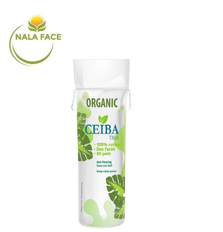 Bông Tẩy Trang Hữu Cơ Organic Ceiba Tree 80 miếng