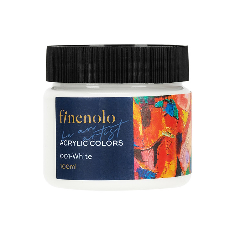 Màu nước Acrylic cao cấp dạng tuýp 75ml Deli - Phù hợp sơn tường vẽ vải tô tranh DIY - Từ mới tô màu tới chuyên nghiệp - EC75