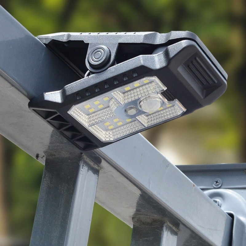 Đèn Kẹp Năng Lượng Mặt Trời YD-18A | LED Cảm Biến Chuyển Động Siêu Sáng Chống Nước IP65 thắp sáng sân vườn...