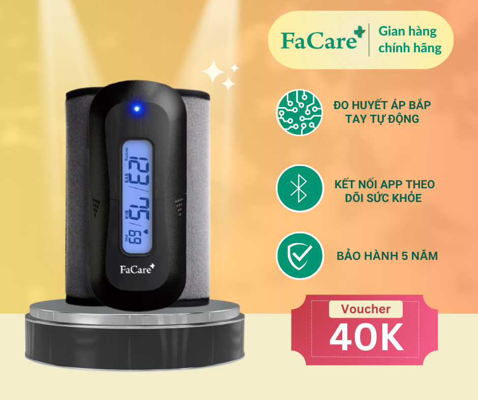 Máy Đo Huyết Áp Bắp Tay Bluetooth Facare FC-P188 - Thiết Bị Y Tế Đài Loan