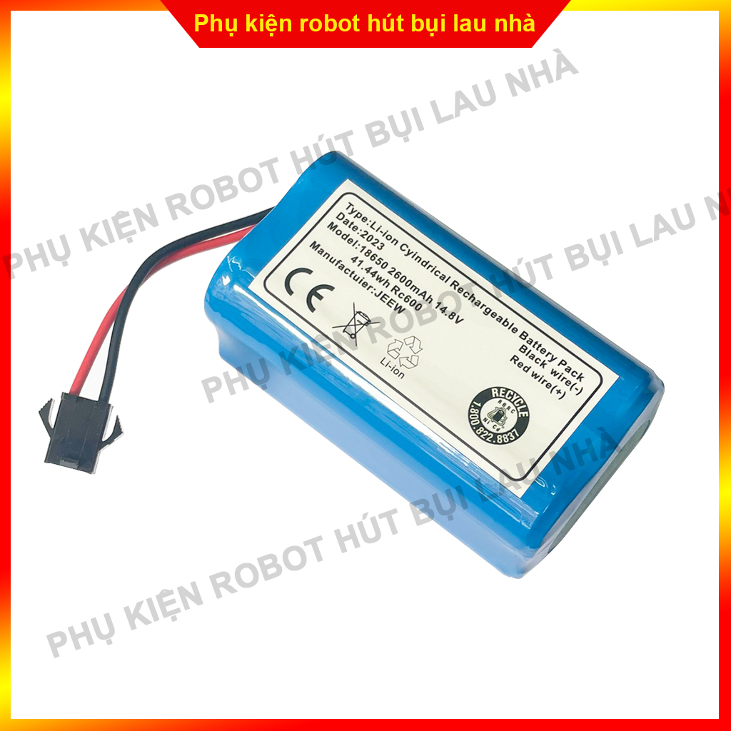 Pin robot hút bụi Ecovacs N79 N79S N79SE N79W N79T - Bảo hành 3 tháng (Lỗi 1 đổi 1)