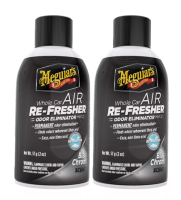 Meguiars Xịt khử mùi diệt khuẩn nội thất xe hơi Mùi hương nam tính - Air Refesher - Black Chrome Scent - G181302 57 g