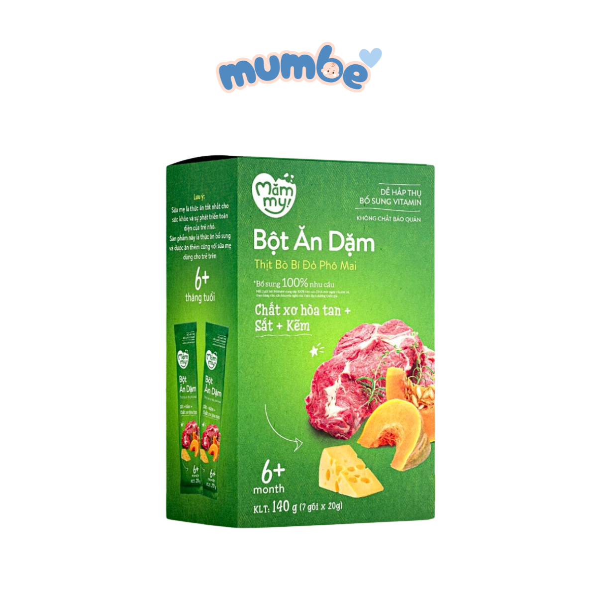 Bột Ăn Dặm Mămmy Bột Ăn Dặm Cho Bé Vị Yến Mạch Bắp Non Trái Cây Cháo Sườn Heo Thịt Bò và Gà Hầm