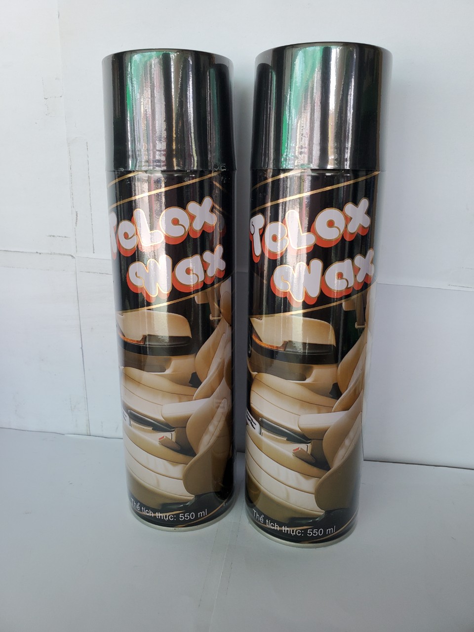 Chai Xịt Bóng dàn áo xe dưỡng nhựa nhám xịt bóng da Telox Wax/Dưỡng Nhựa Nhám Xe Máy Chống UV 550ml