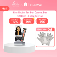 Kem Nhuộm Tóc Đen Careen Đen Tự Nhiên - Không Tẩy Tóc