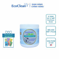 Vi Sinh Thông Tắc Dầu Mỡ - EcoClean Drain Dạng Bột - Xử Lý Tắc Nghẽn Bồn Rửa Chén Lỗ Thoát Sàn