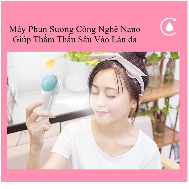 Máy Phun Sương Mini Công Nghệ Nano Thẩm Thấu Sâu Vào Da