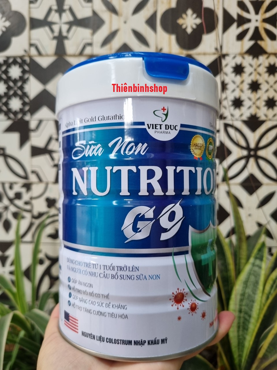 Sữa Non ALPHA LIPIT GOLG NUTRITION G9 [hộp  900gHSD 2025)
