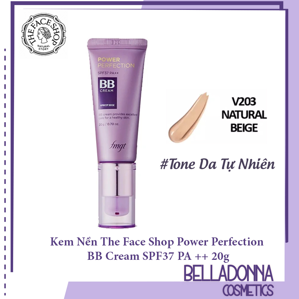 [HCM]Kem Nền The Face Shop Power Perfection BB Cream SPF37 PA ++ 20g