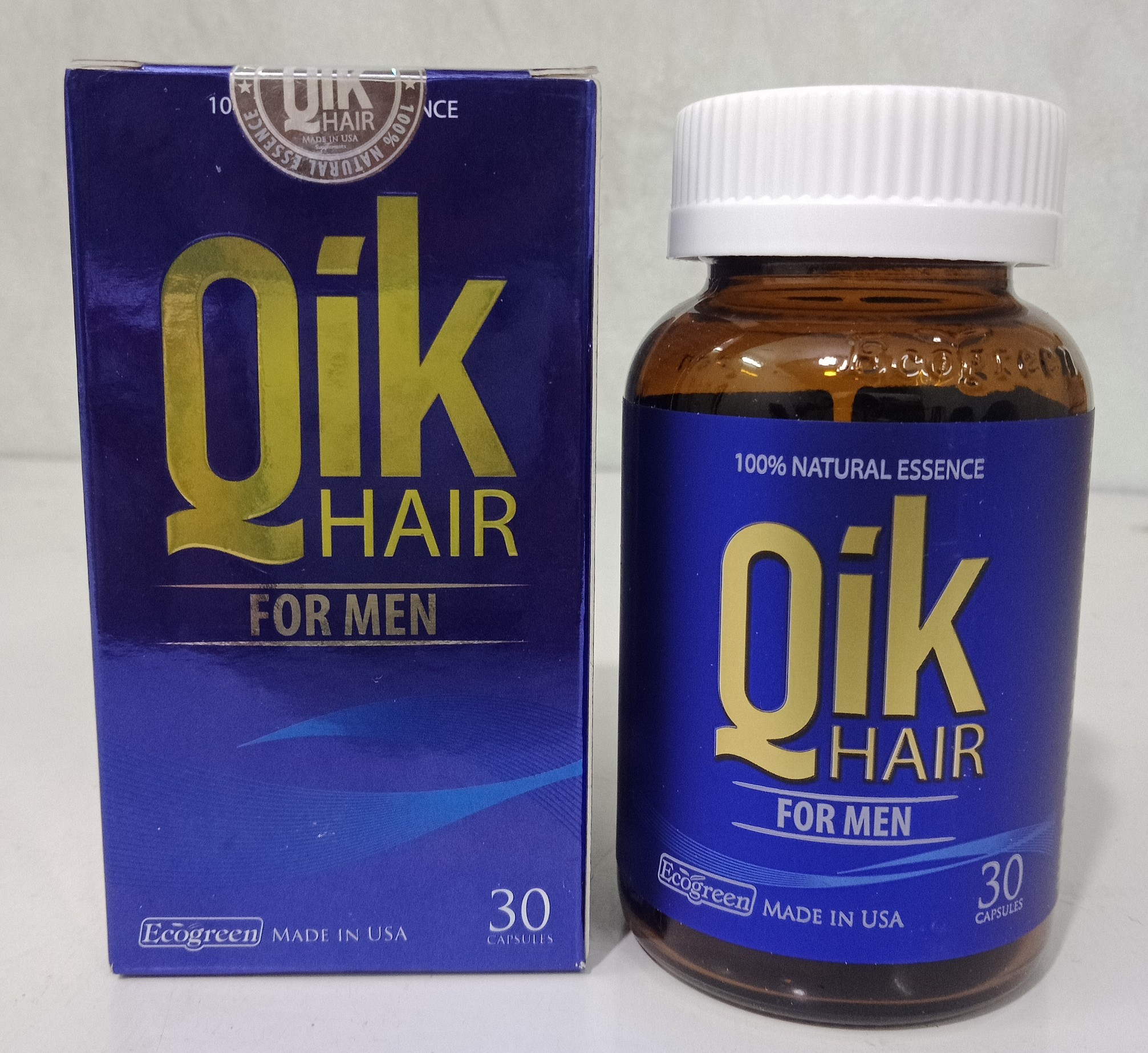 Qik Hair For Men Thúc Đẩy Tế Bào Mầm Tóc Giảm Rụng Mọc Tóc Chắc Khỏe ( Dùng Cho Nam)