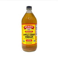 Giấm Táo Hữu Cơ Bragg 473ml/964ml - Có con giấm mẹ - Hàng Mỹ nhập khẩu chính hãng - Leaf Organic HCM