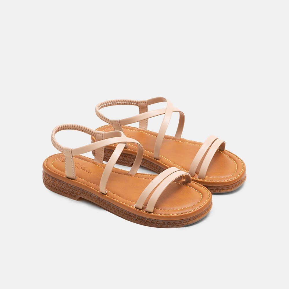 Giày sandal nữ đế bằng thời trang nữ tính basic BQ SD 822-44