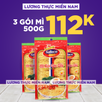 Combo 3 Gói Mì Xào Cao Cấp Safoco 500G