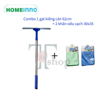 Cây Gạt Nước Lau Kính Chuyên Dụng Lưỡi Cao Su 35cm Cầm Tay Nhựa Homeinno