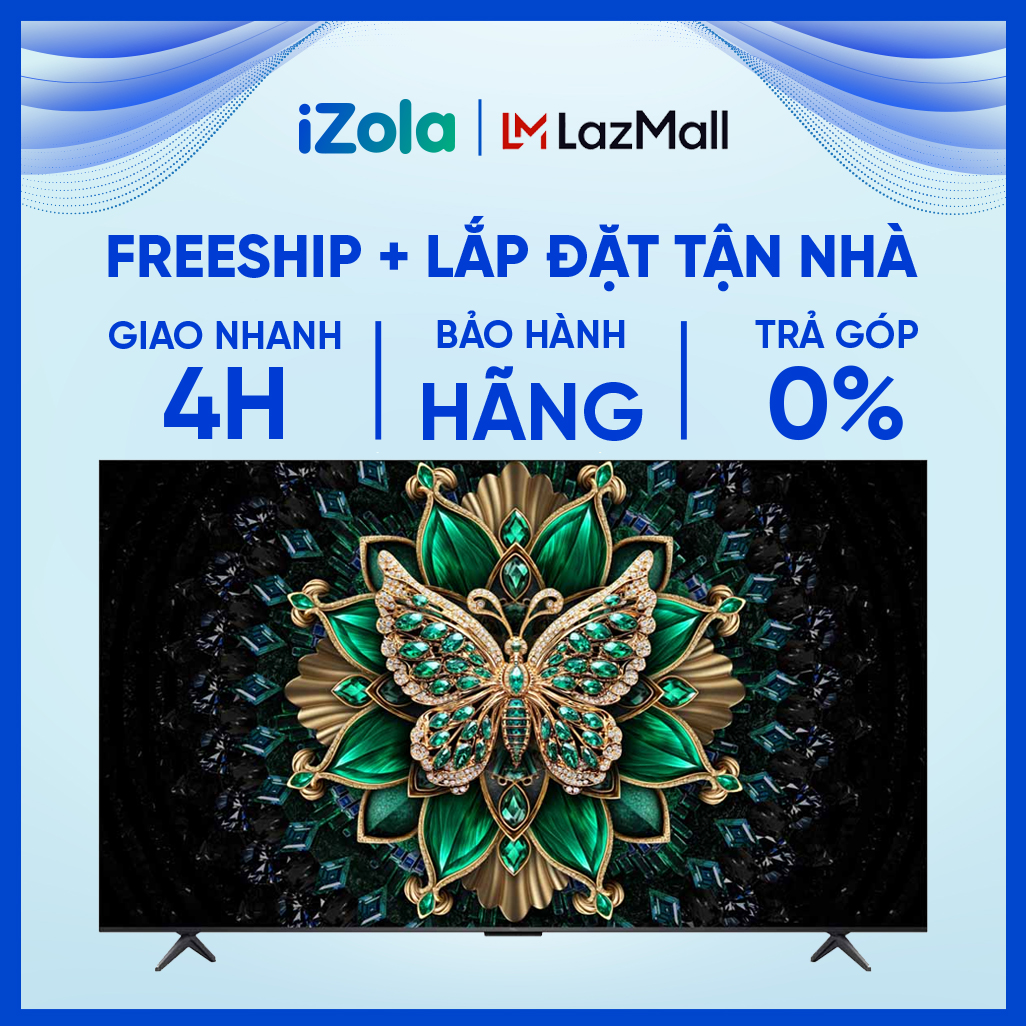 [GIAO TẠ I HCM] 98C6K - Google Tivi QD-Mini LED TCL AI 4K 98 inch 98C8K - Màn hình kích thước 98 inc